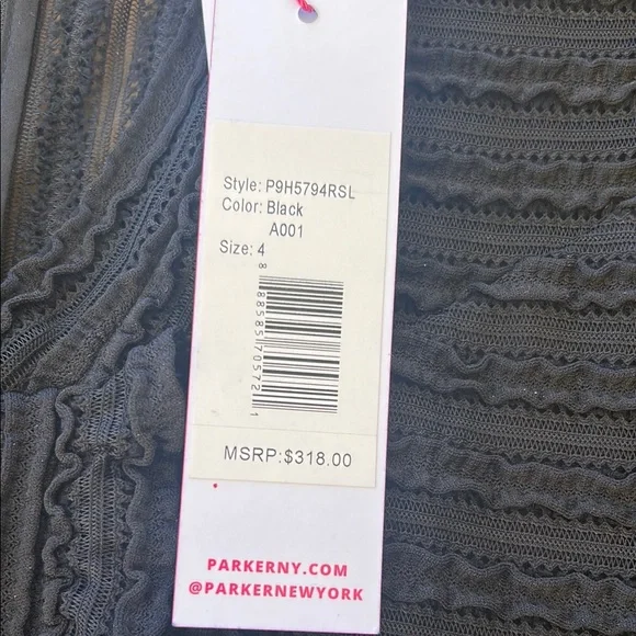 🎉HOST PICK🎉 Parker Black Ruffled V-Neck Dress - Picture 12 of 12